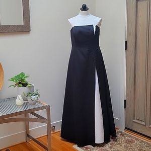 Black and White gown Size 12